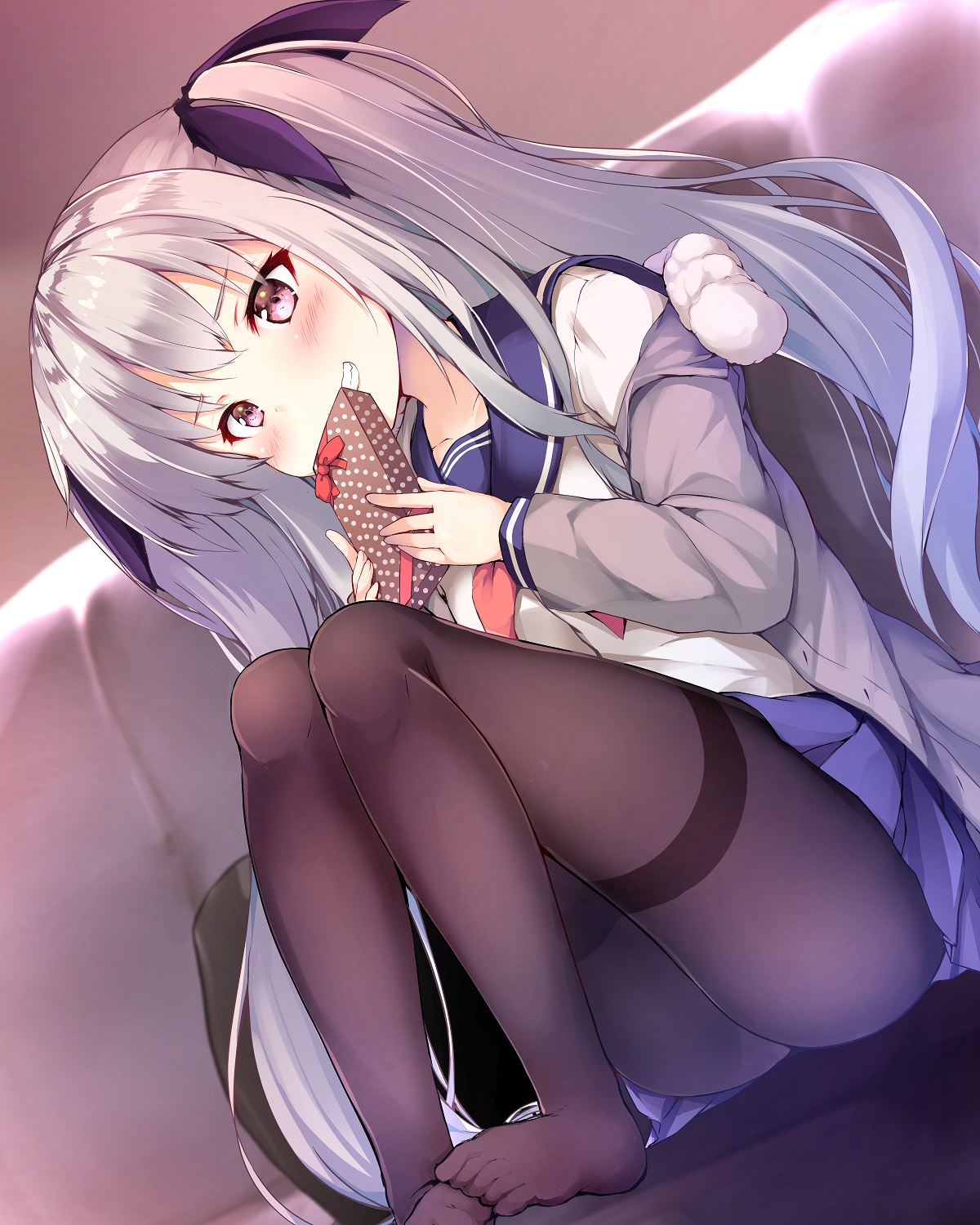 yande.re 610317 nanpuu pantyhose seifuku skirt_lift valentine.jpg