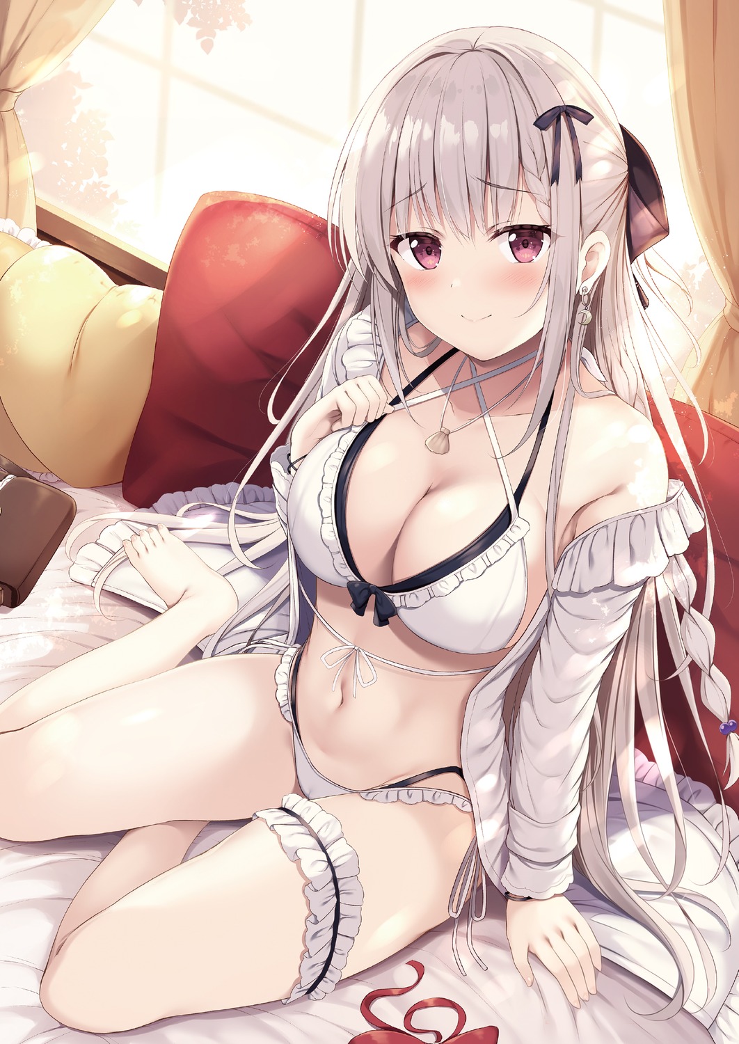 yande.re 677718 sample bikini cameltoe cleavage detexted garter nipples open_shi.jpg