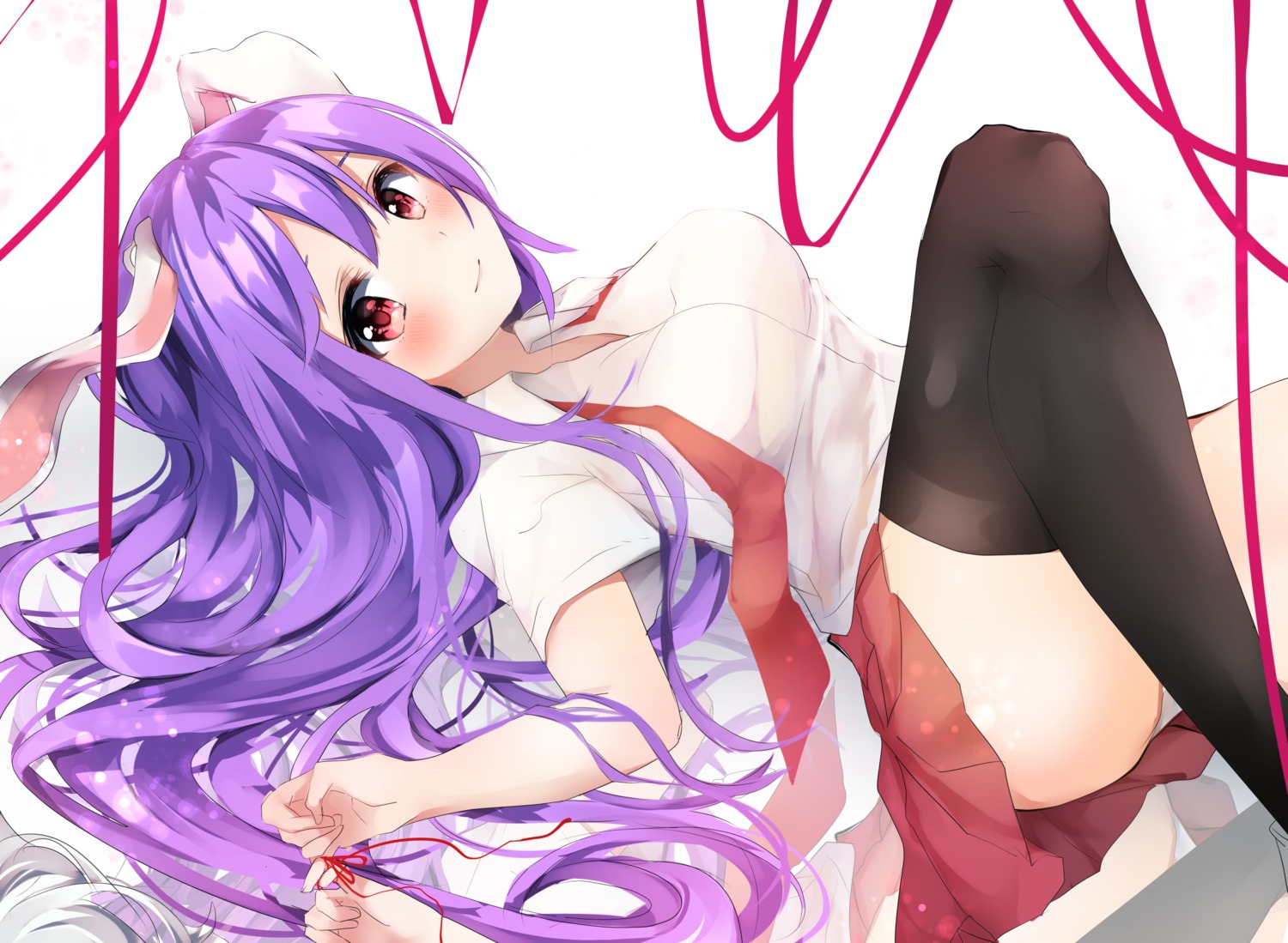 yande.re 520847 sample animal_ears bunny_ears karasusou_nano pantsu reisen_udong.jpg